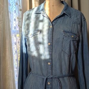 GAP 1969 Western Denim Dress